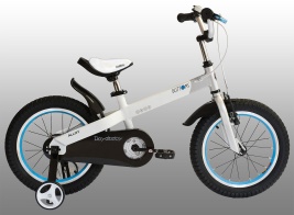 Велосипед Royal Baby Buttons Alloy 12", алюминиевая рама, Белый